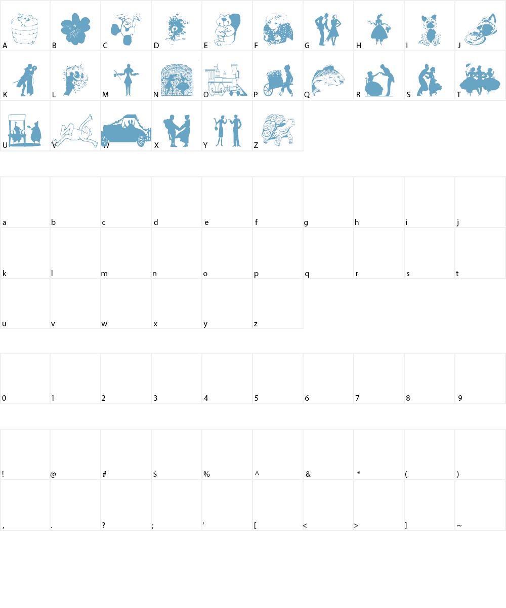 AEZ April Fool's Day dings Font Character